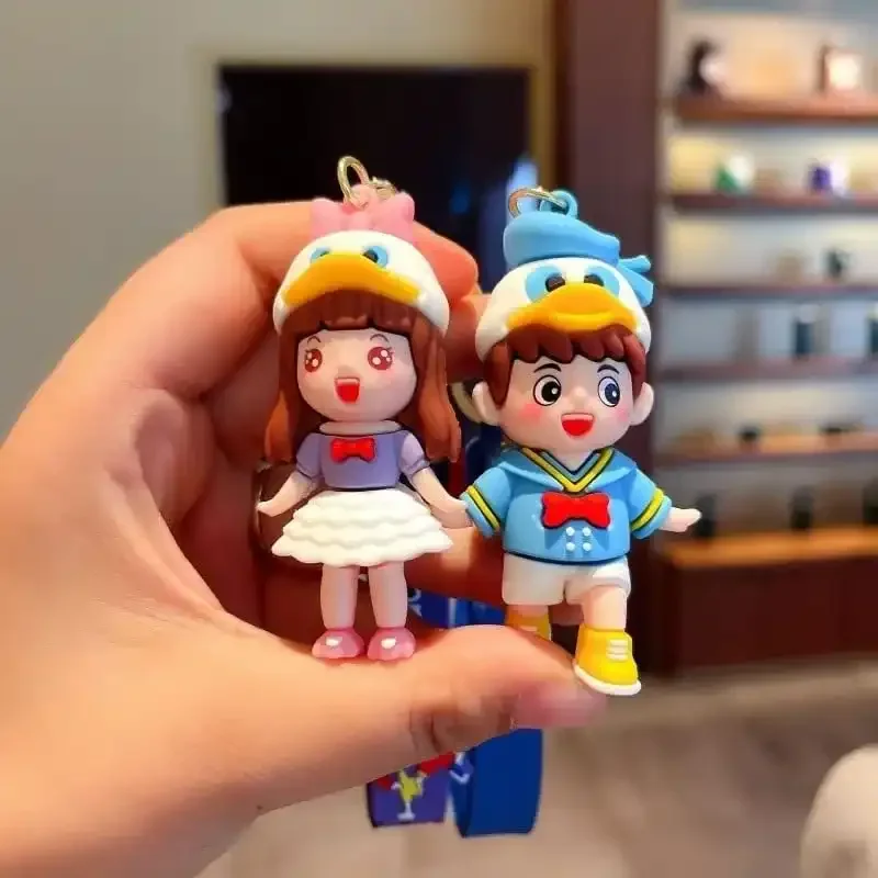 Cartoon Cosplay Duck Duo Keychain - Image 2
