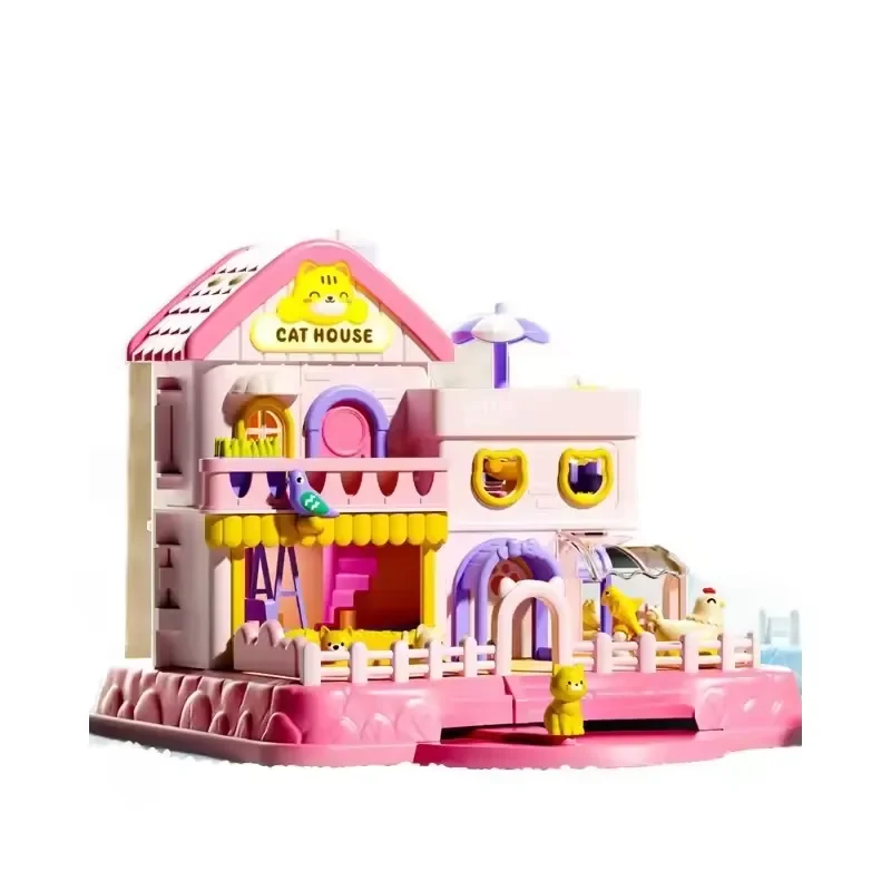 Cat Cafe Villa Magnetic Model Set - Image 10