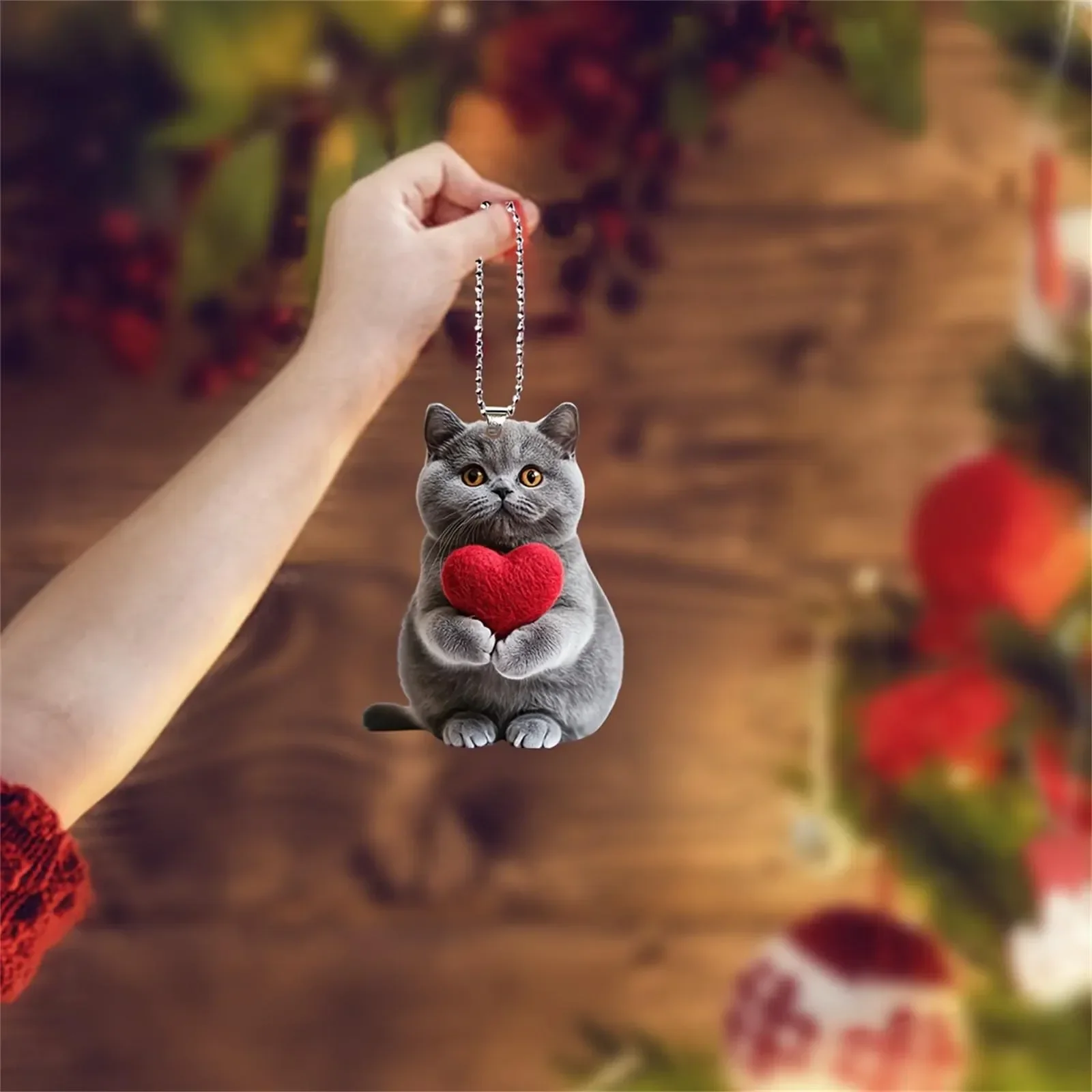 Cute Cat Feline Fancies Acrylic Keychain - Image 6