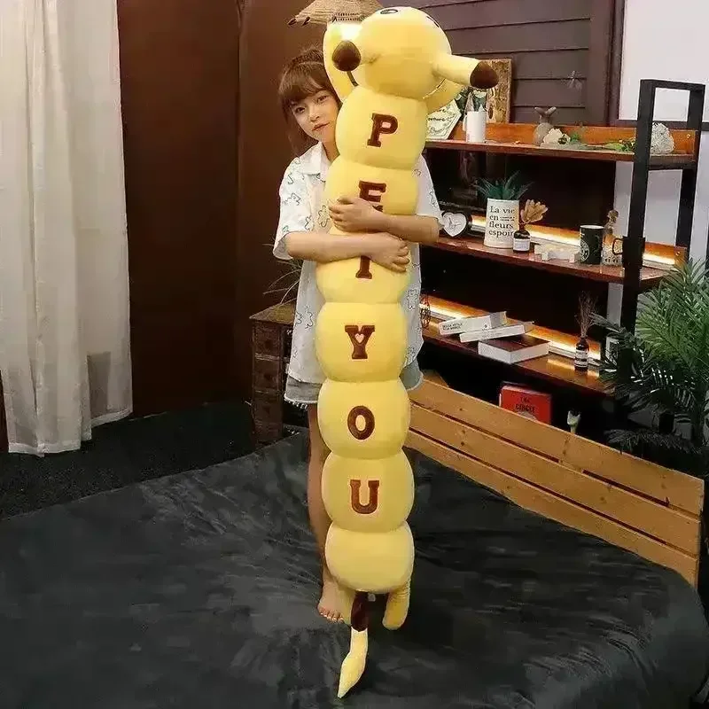 Caterpillar Pikachu Long Plush Pillow - Image 2
