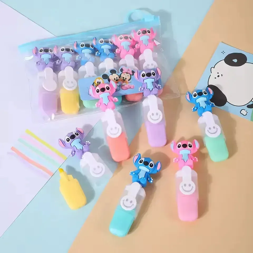 Character Craze Mini Fluorescent Pen (Set Of 6) - Image 2