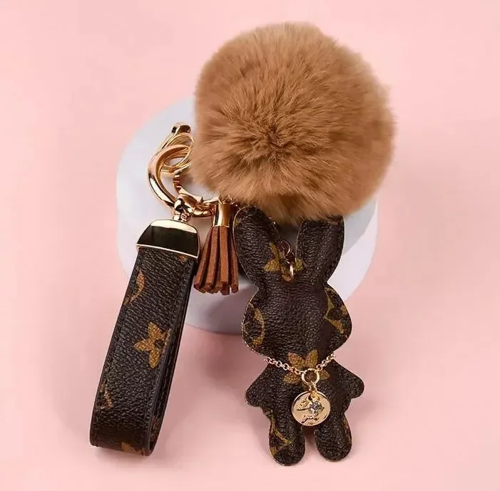 Charming Bunny Monogram Keychain - Image 12