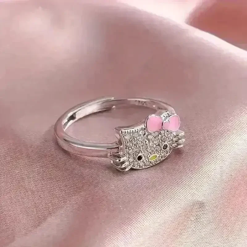 Chic Lucid Hello Kitty Adjustable Ring - Image 4