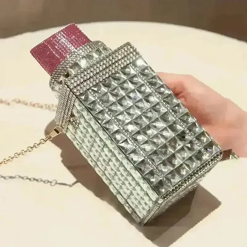 Chic Mini Lipstick Shaped Crossbody Bag - Image 8