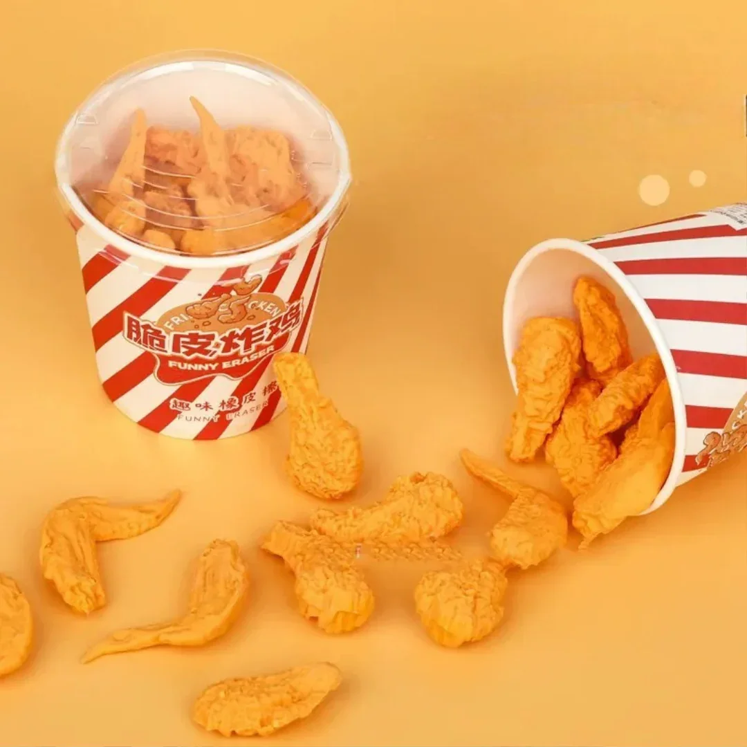 Chicken Bucket Finger-Lickin' Eraser (Set of 9) - Image 5