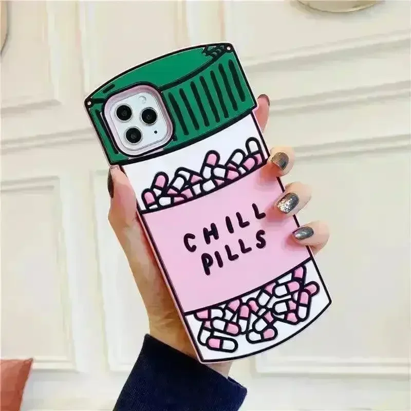Chill Pills Bottle Phone Case (For iPhones)
