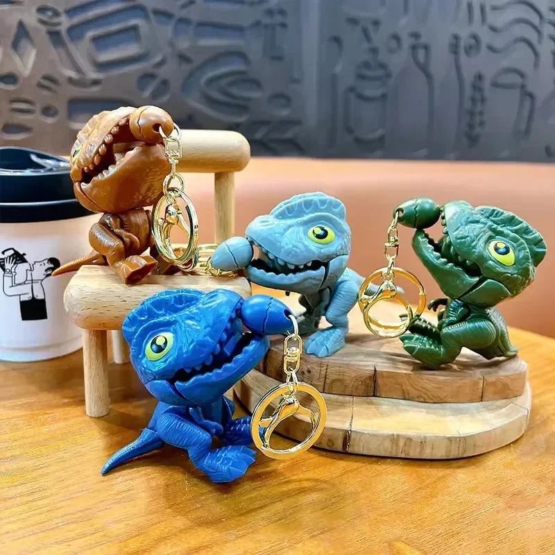 Chomp Champ Dinosaur String Keychain - Image 3