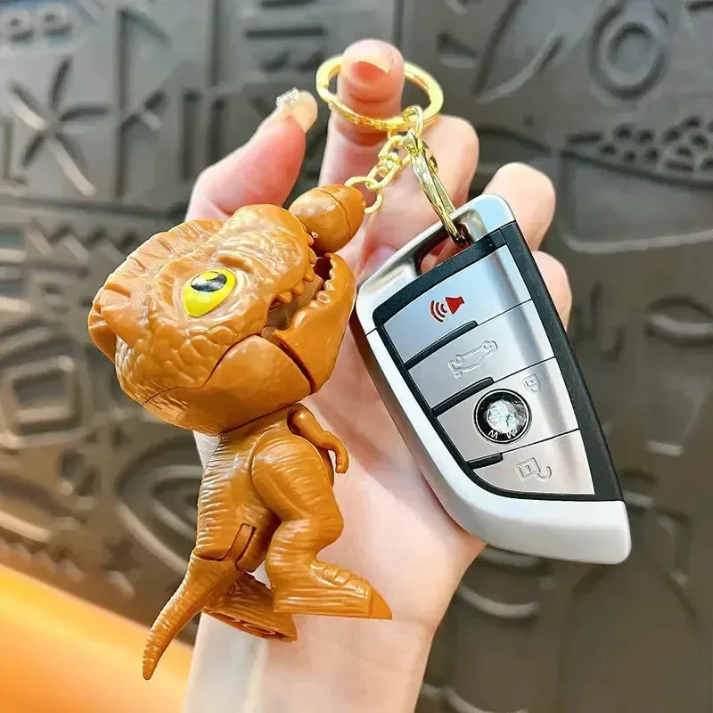 Chomp Champ Dinosaur String Keychain - Image 4