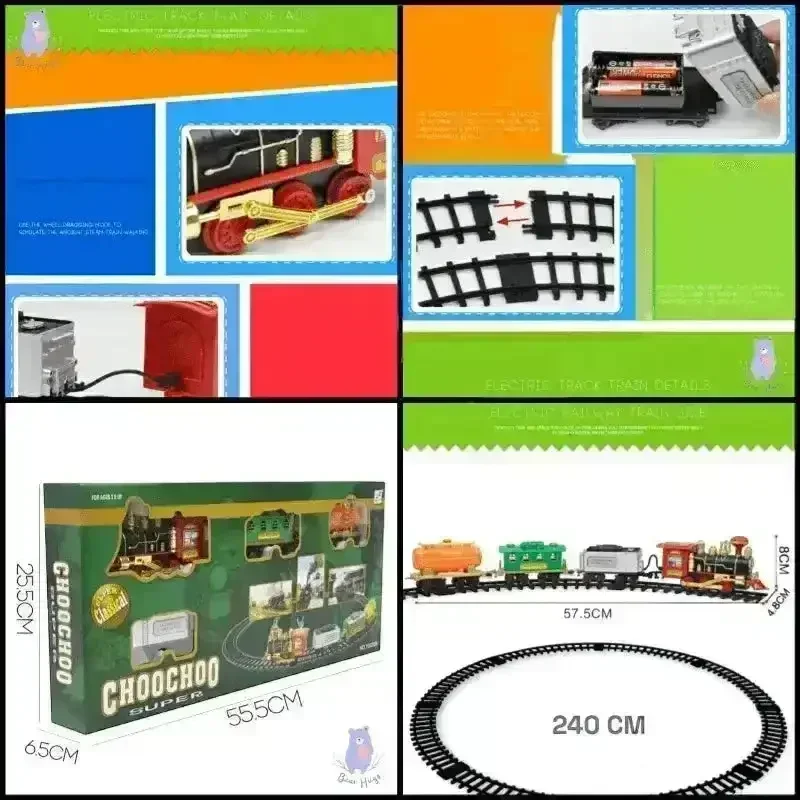 Vintage Choo-Choo Toy Train Set - Image 13