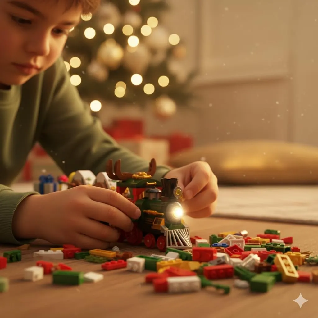 Christmas Train Building Blocks Kit - Image 5