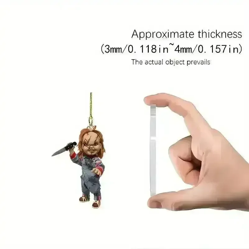 Chucky Playtime Panic Acrylic Keychain - Image 8
