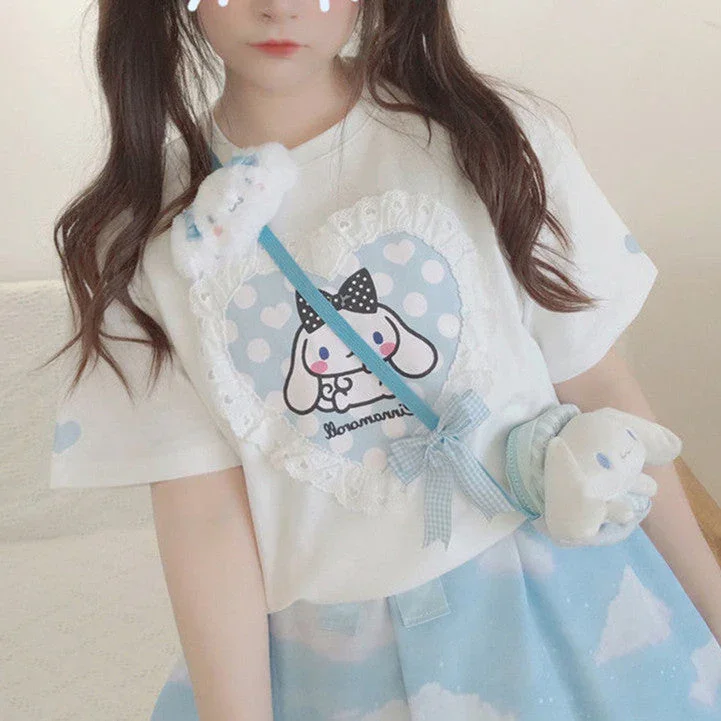 Cinna Dreamy Heart Pup T-shirt