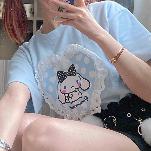Cinna Dreamy Heart Pup T-shirt - Image 11