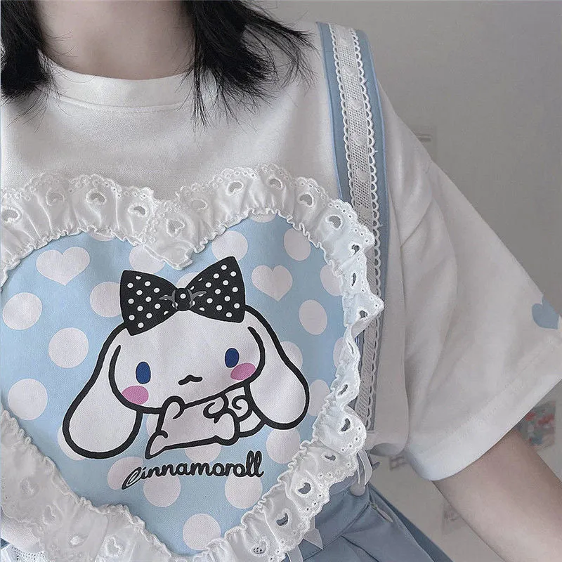 Cinna Dreamy Heart Pup T-shirt - Image 2