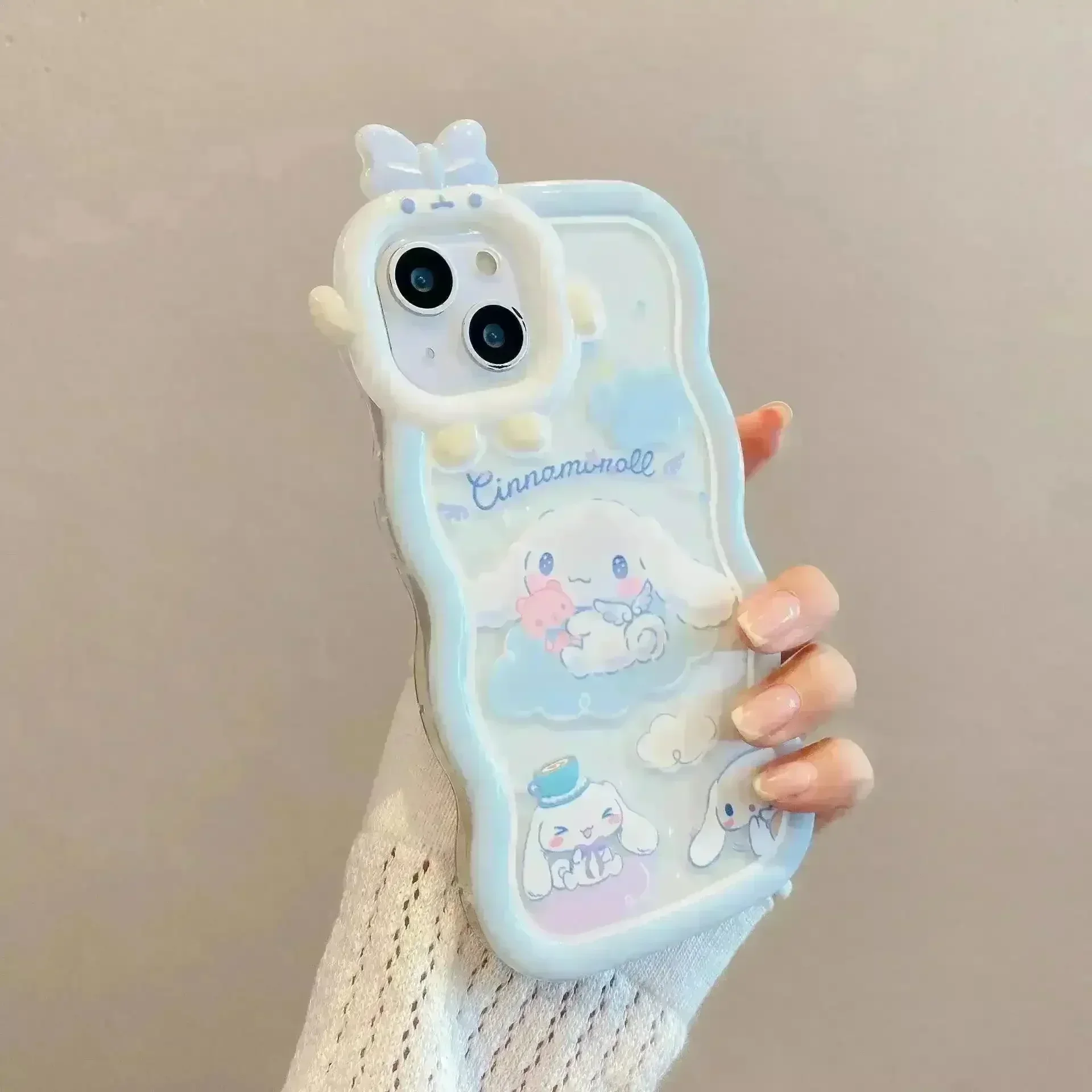 Cinnamoroll Bow Bracket Phone Case (For iPhones) - Image 7