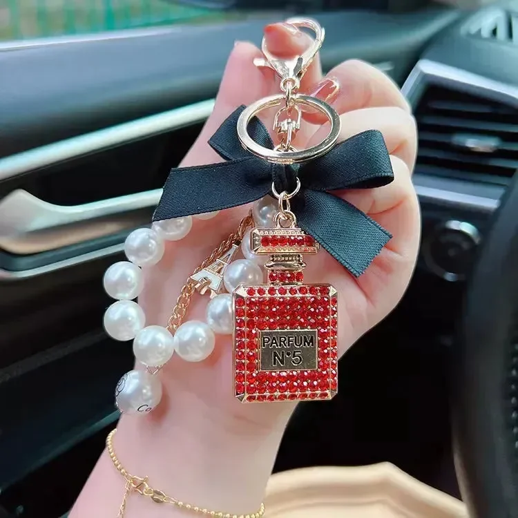 Classic Parisian Perfume Bottle Keychain - Image 6