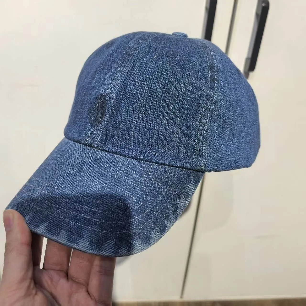 Classic Polo Denim Baseball Cap - Image 12