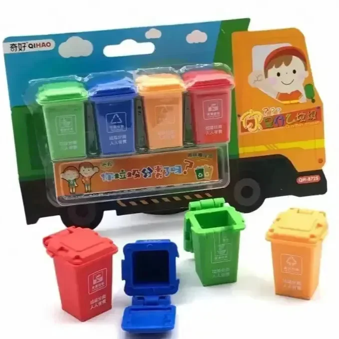 Clean Sweep Dustbin Eraser Set - Image 5
