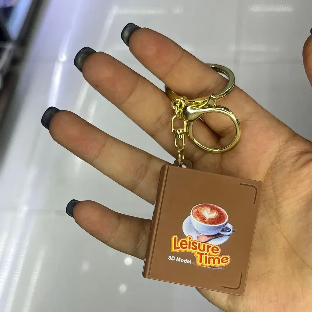 Coffee Shop 3D Folding Keychain - Image 6