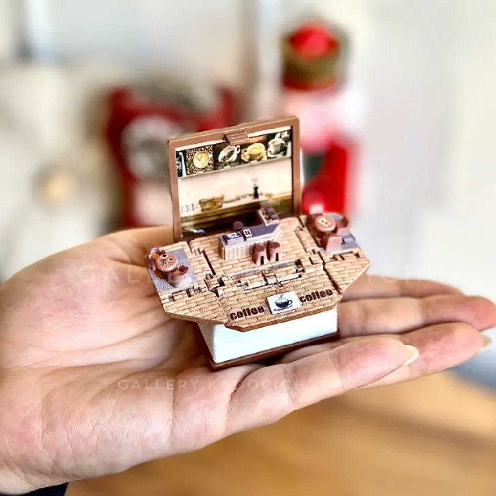 Coffee Shop 3D Folding Keychain - Image 7