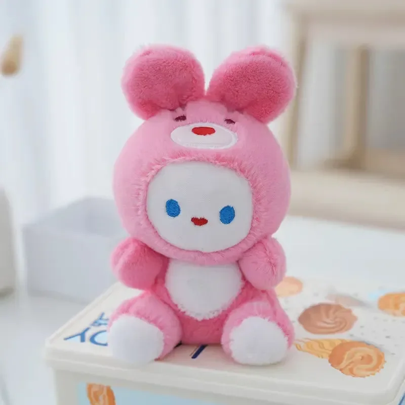 Colorful Bunny Buddies Plush Keychain - Image 7