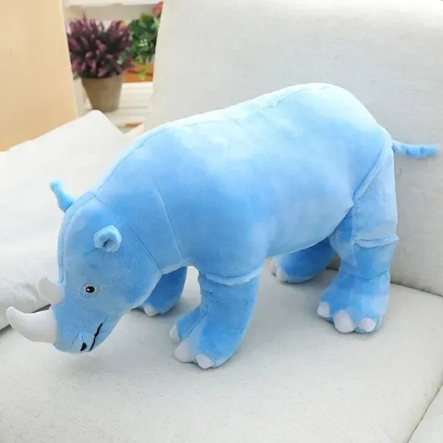 Colorful Cuddly Rhino Plushies - Image 12