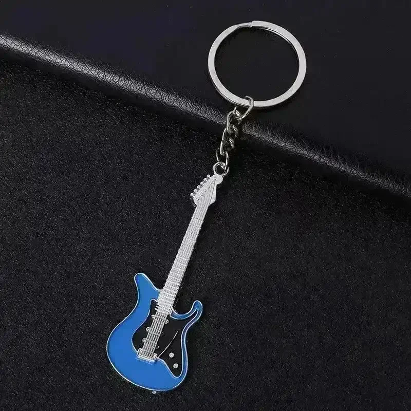 Colorful Metal Guitar Keychain - Image 12
