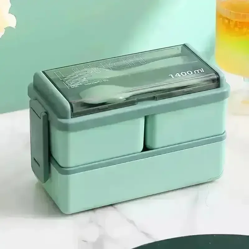 Colourful Double Layered Bento Box - Image 8