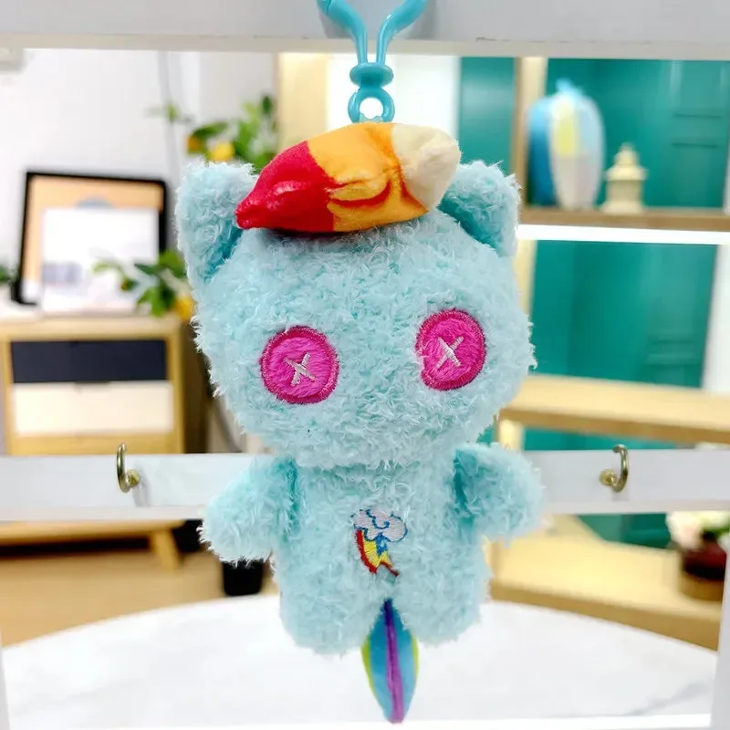 Colourful Lil' Ponies Plush Keychain - Image 9