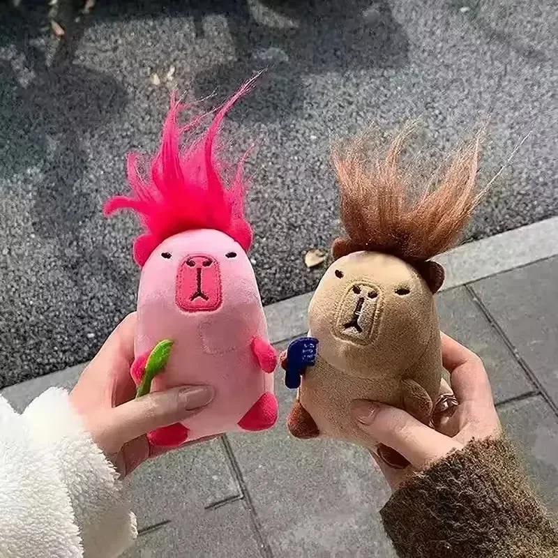 Comb-Over Capy Plush Keychain - Image 2