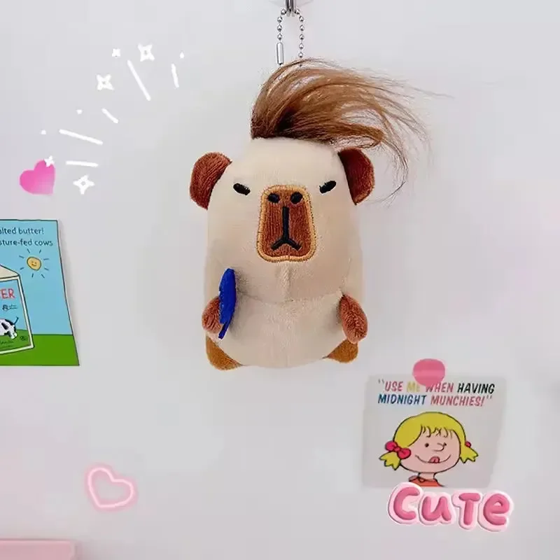 Comb-Over Capy Plush Keychain - Image 4