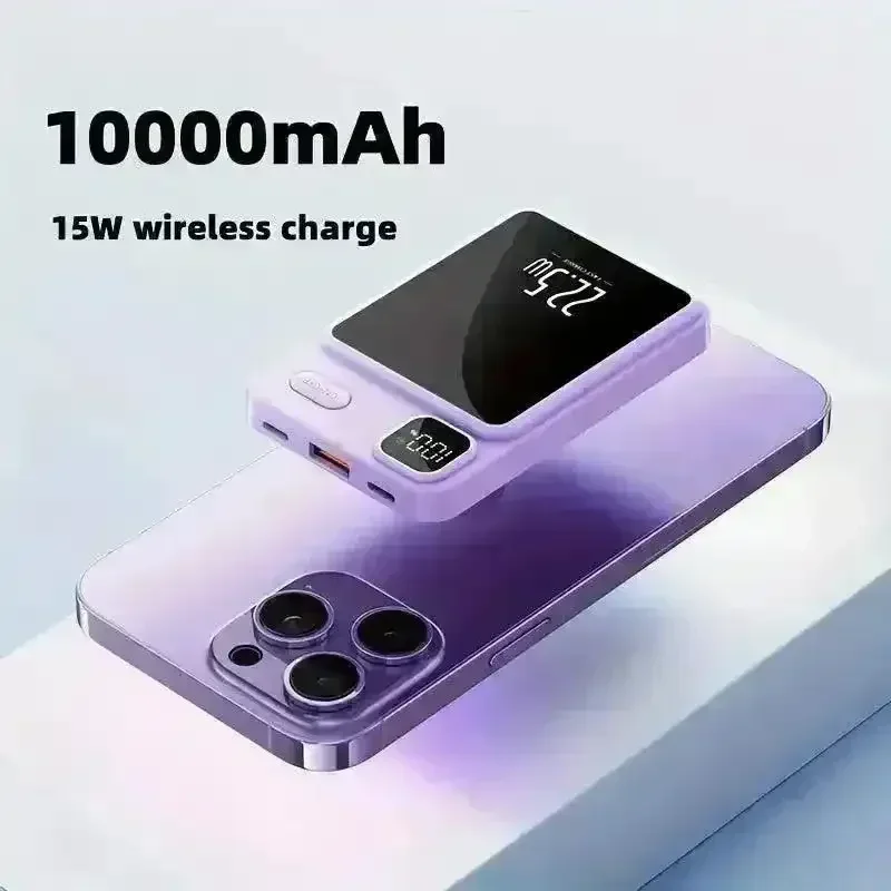 Compact Magnetic Fast Charging Power Bank (10000mAh) - Image 2