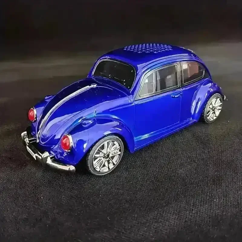 Compact Vintage Car Shaped Bluetooth Speaker - Image 8