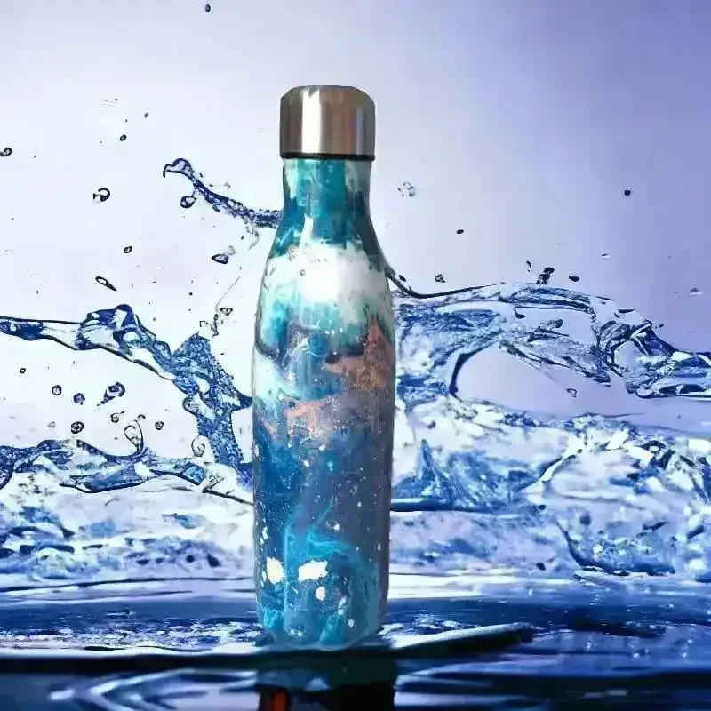 Wave Cola Metal Water Bottle (500 ml) - Image 3