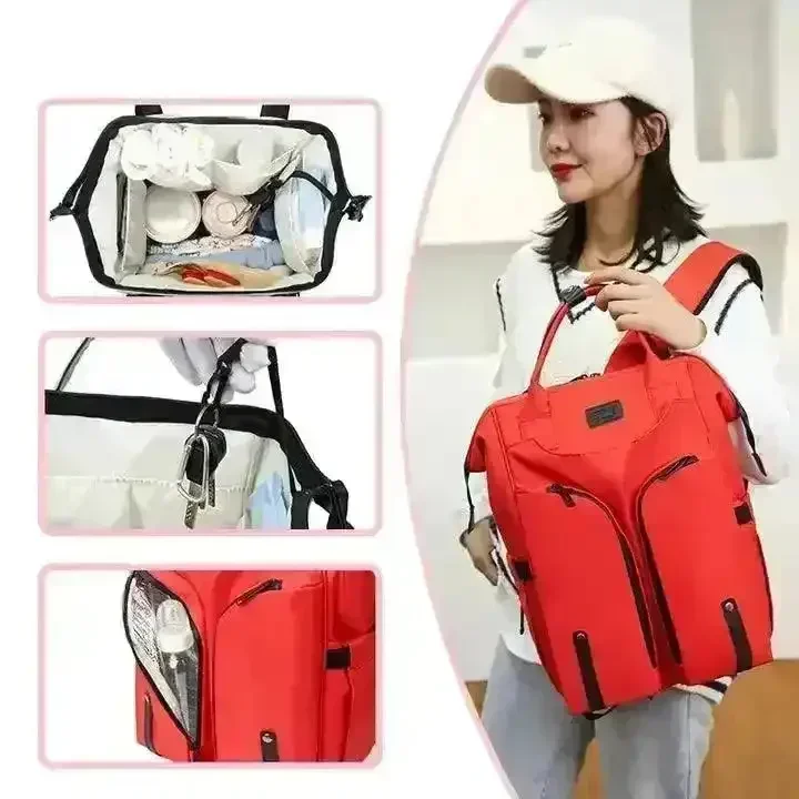 Multi-functional Large Capacity Baby Diaper Bag - Image 3