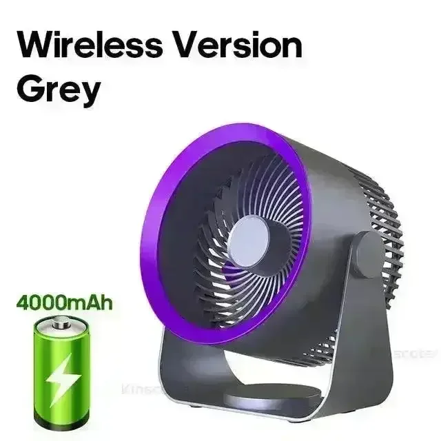 Cordless Kitchen Wall Mount Electric Fan - Image 2