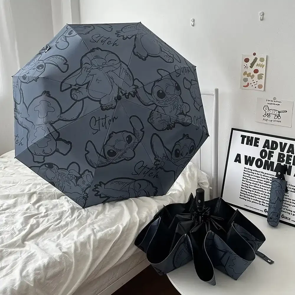 Cosmic Alien Rainy Day Rays Umbrella - Image 7