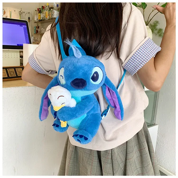 Cosmic Stitch Hugs Duck Plush Backpack - Image 6