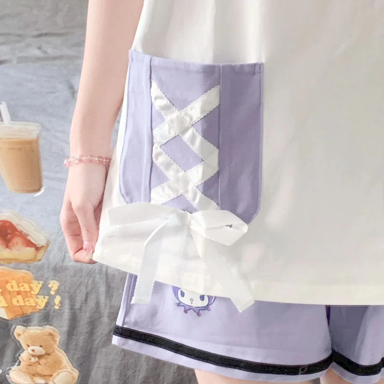 Coulomi School Girl Top & Shorts Set - Image 4