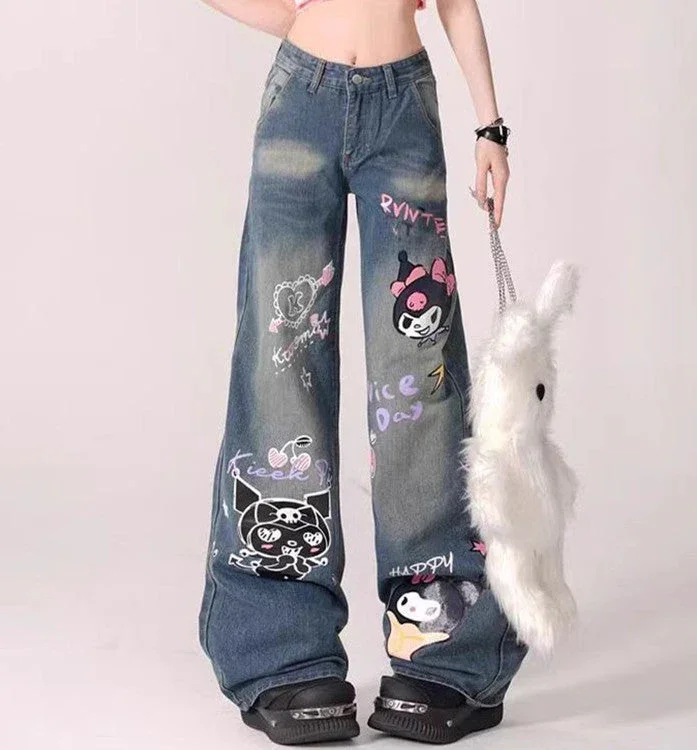 Coulomi Wicked Baggy Fit Jeans - Image 3