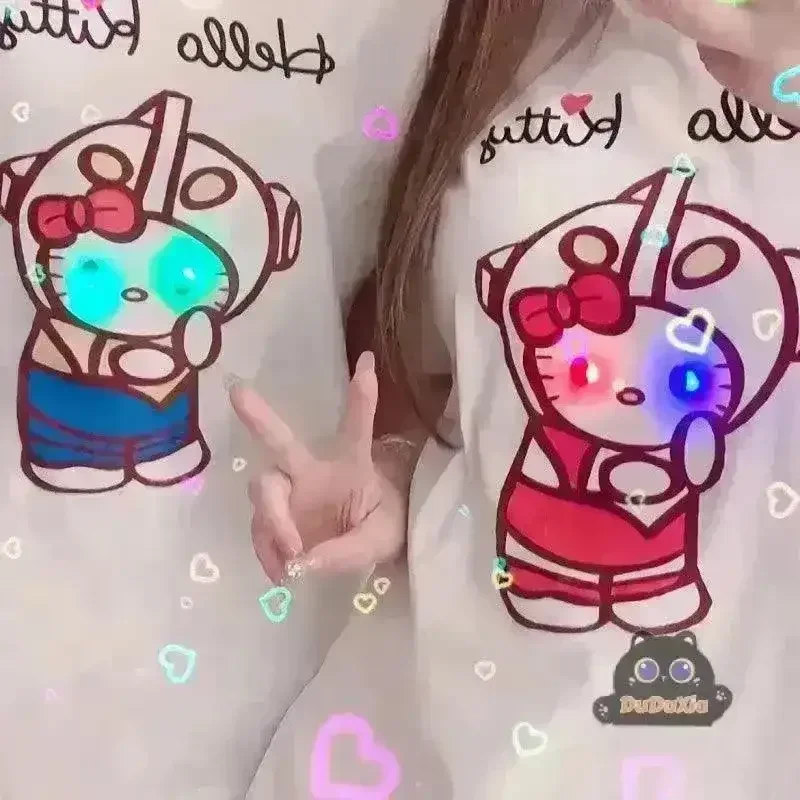 Couple LED Glow Shinchan Anime T-shirt - Image 3