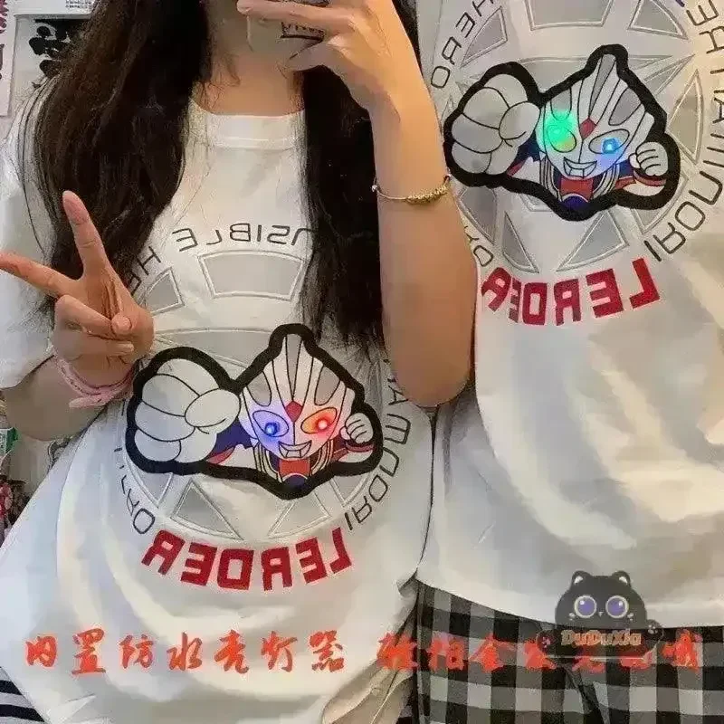 Couple LED Glow Shinchan Anime T-shirt - Image 6