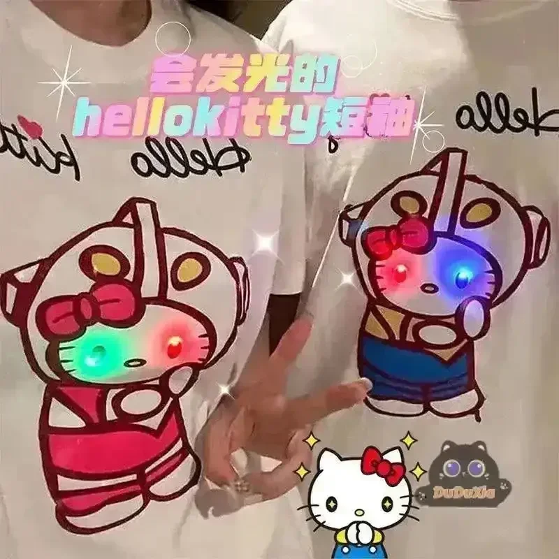 Couple LED Glow Shinchan Anime T-shirt - Image 7