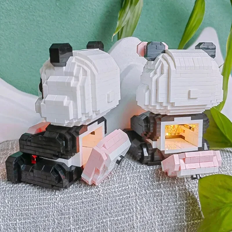 Couple Pandas LED Nano Building Blocks - Image 12
