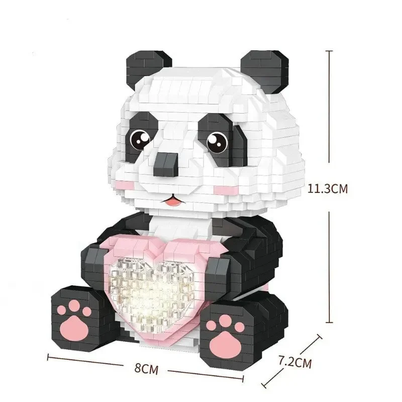 Couple Pandas LED Nano Building Blocks - Image 19