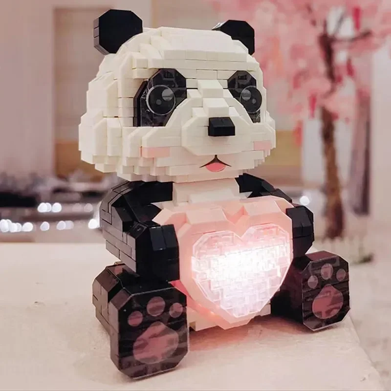 Couple Pandas LED Nano Building Blocks - Image 23