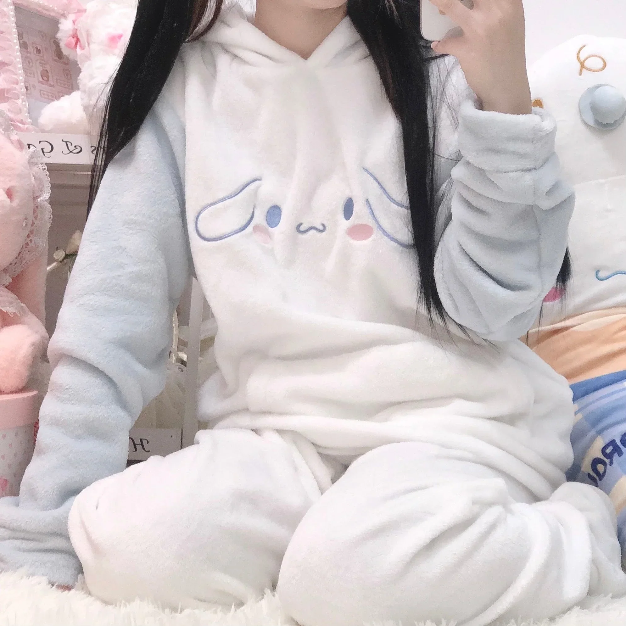 Cozy Cinna Cloud Hoodie Set - Image 2