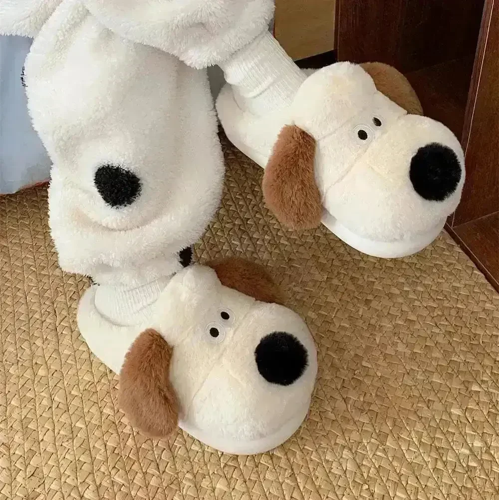 Cozy Paws Plush Slippers - Image 2