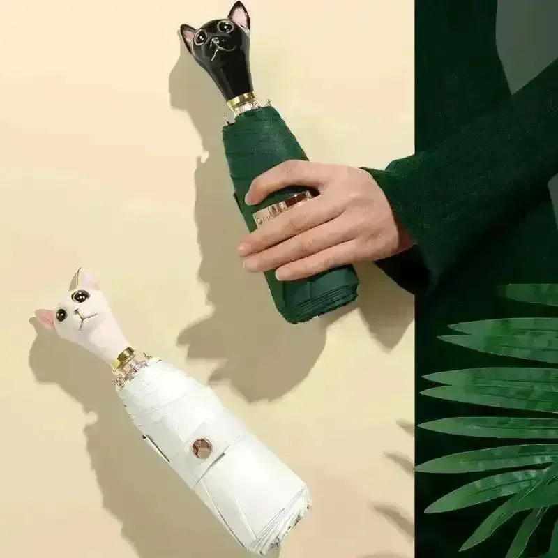 Creative Cat Head Luxe Umbrella - Image 2
