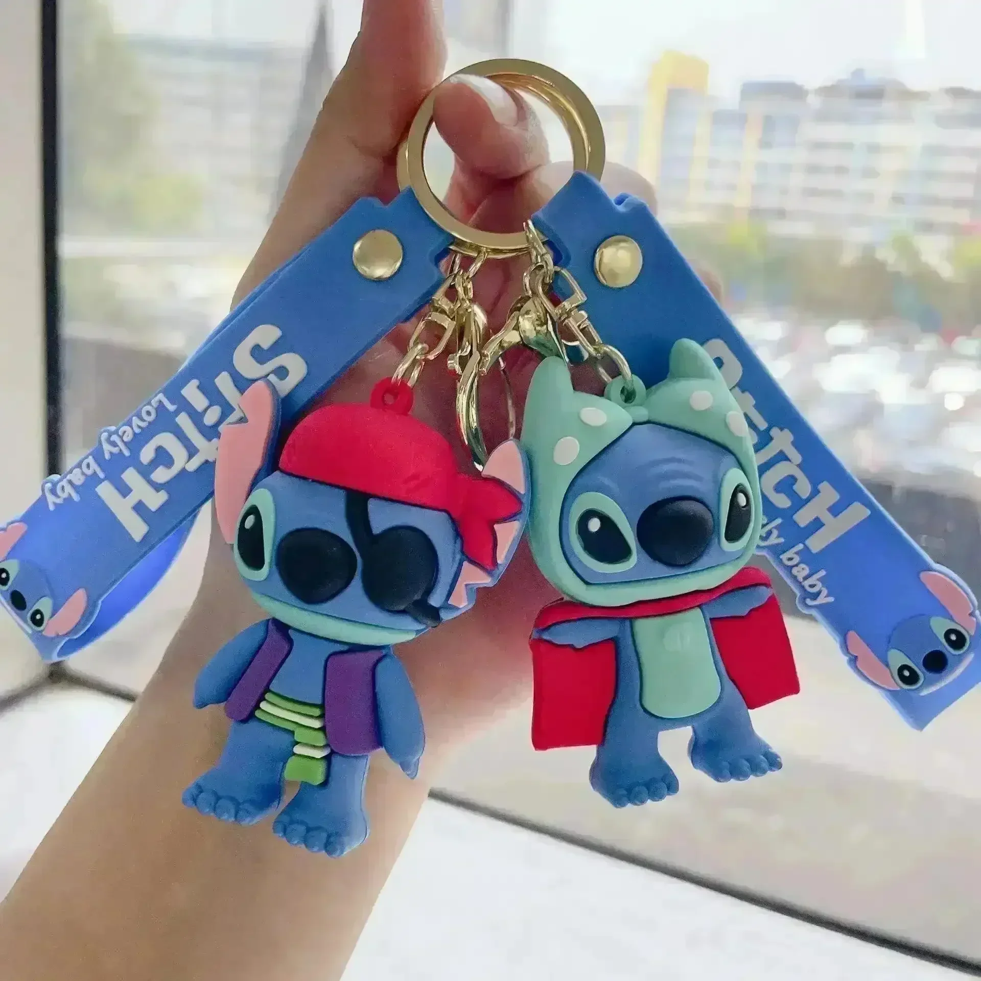 Creative Cosplay Stitch 3D Keychain
